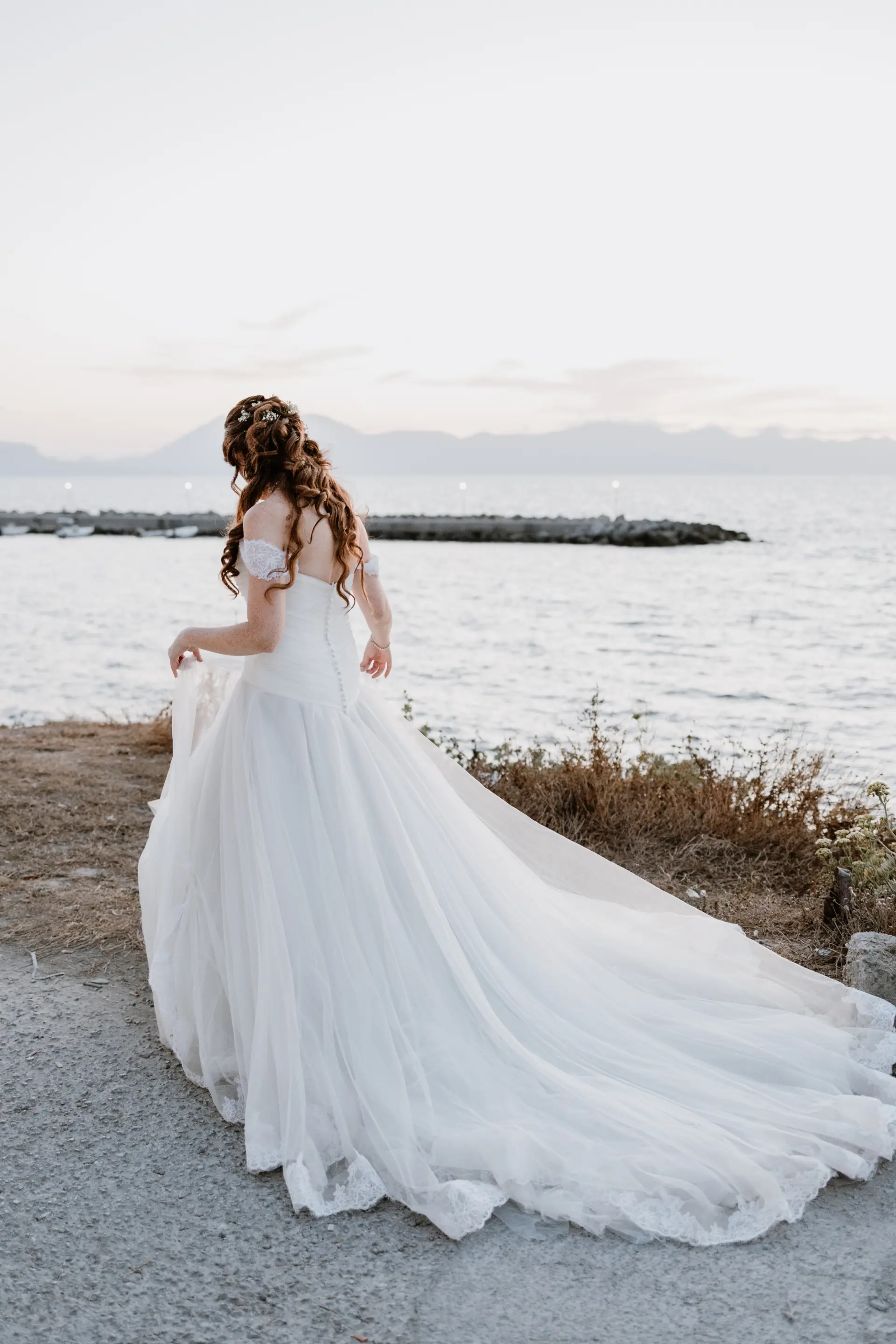 wedding photographer sicily Sicily - wedding photographer bride by the sea, near Palermo where Dua Lipa got married