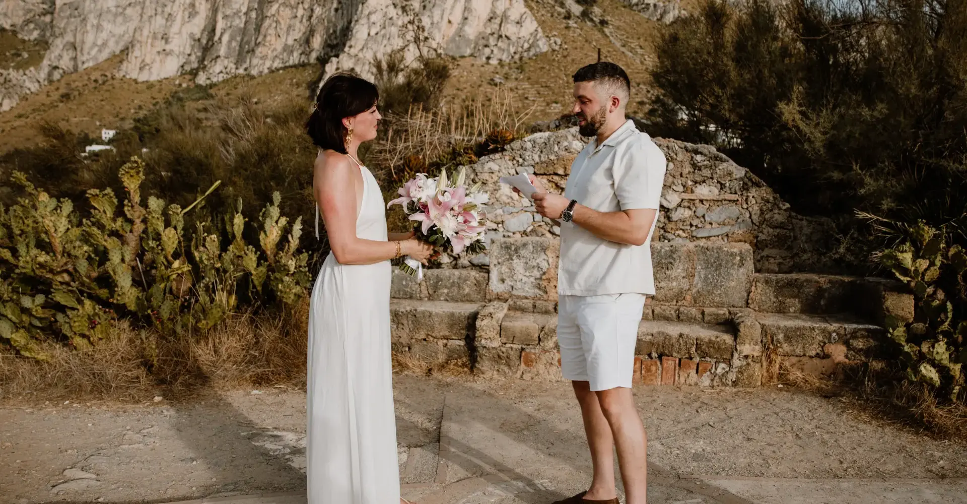 Elopement In Sicily Palermo Beach Bride Groom 0002 elopement barcarello palermo
